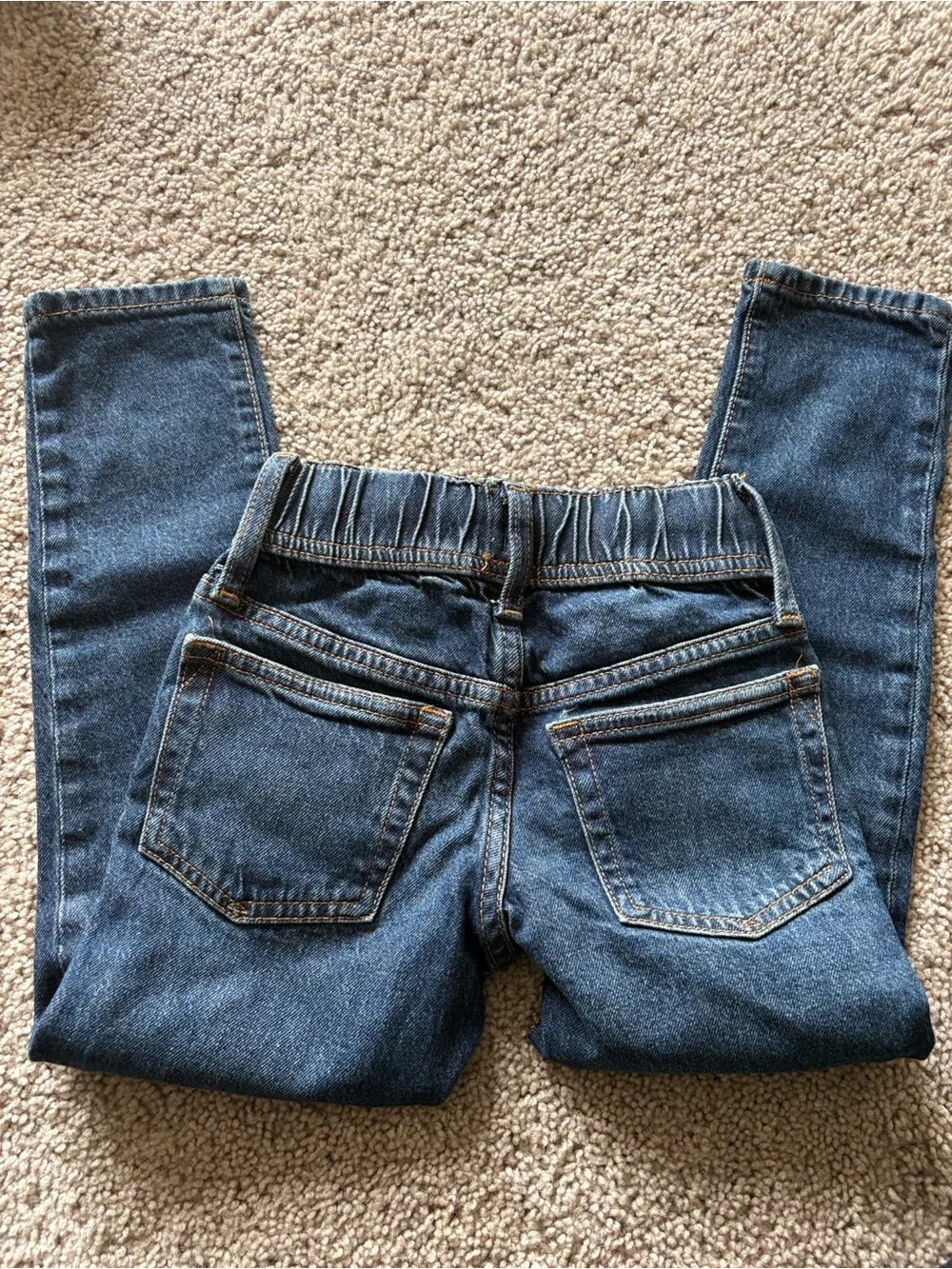 GAP Kids Stretch Slim Jeans in Dark Blue Denim